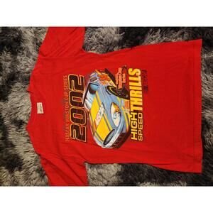 2002 NASCAR Winston Cup Series Red T-Shirt - Men's Medium vintage vtg y2k